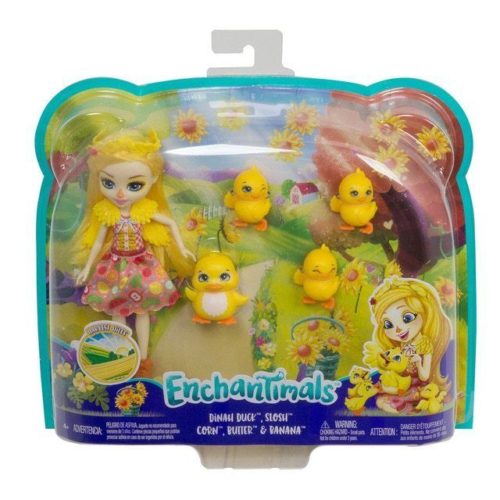 Enchantimals - Dinah Duck con su mascota el pato Slosh - Imagen 3