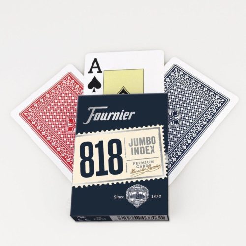 Fournier 10023377 - Juego de Cartas - Nº 818 Baraja de Poker - Color Azul - Imagen 3