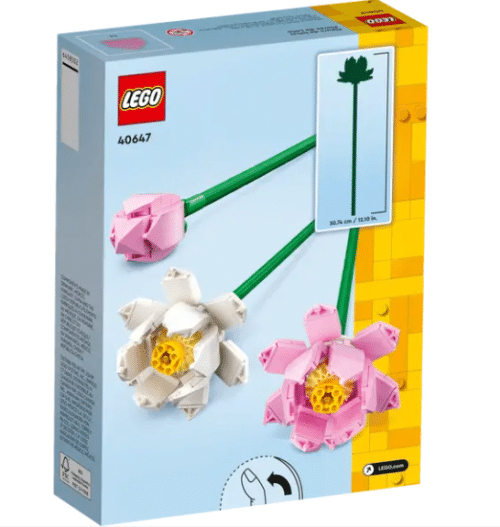 Lego 40647 - Botanical Collection - Flores de Loto - Imagen 3