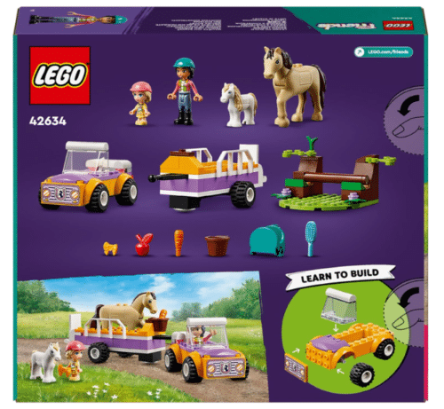 Lego 42634 - Friends - Remolque para Caballos y Pony - Imagen 3