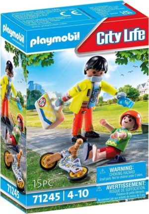 Playmobil 71245 - City Life - Paramédico con paciente