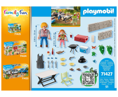 Playmobil 71427 - Family Fun - Barbacoa - Imagen 3