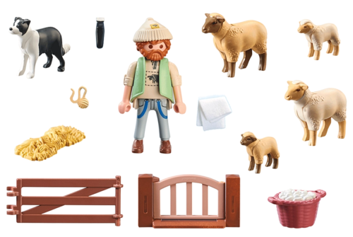 Playmobil 71444 - Country - Pastor con Rebaño de Ovejas - Imagen 2