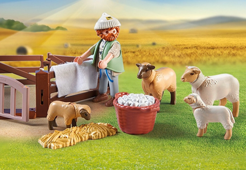 Playmobil 71444 - Country - Pastor con Rebaño de Ovejas - Imagen 3