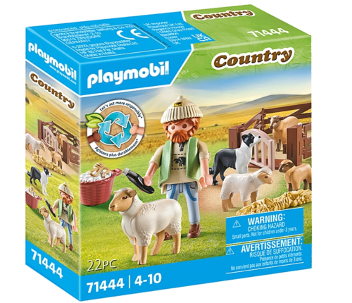 Playmobil 71444 - Country - Pastor con Rebaño de Ovejas