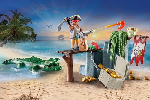 Playmobil 71473 - Pirates - Pirata con Caiman - Imagen 3