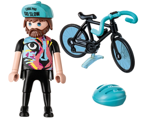 Playmobil 71478 - Sports & Action - Ciclista de Carretera Paul - Imagen 2