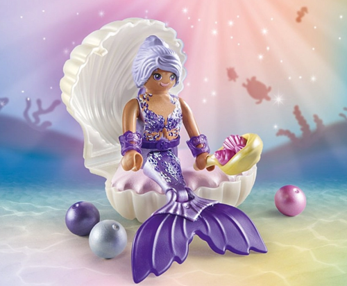 Playmobil 71502 - Princess Magic - Sirena Con Concha y Perla - Imagen 3