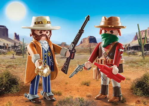 Playmobil 71508 - Western - DuoPack Bandido y Sheriff - Imagen 2