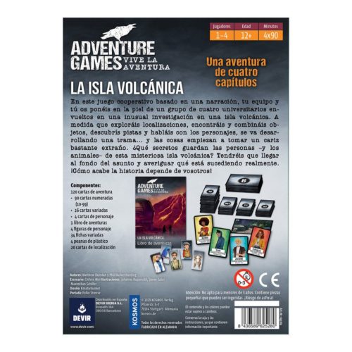 DEVIR - Adventure Games: La Isla Volcánica - CAST - Imagen 4