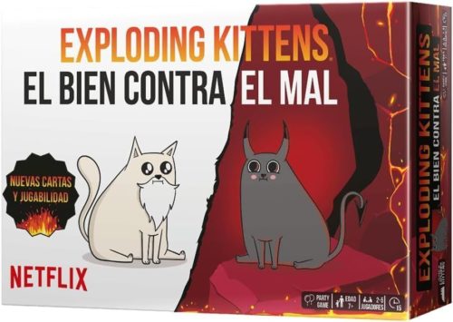 Asmodee  -  EXPLODING KITTENS EL BIEN CONTRA EL MAL