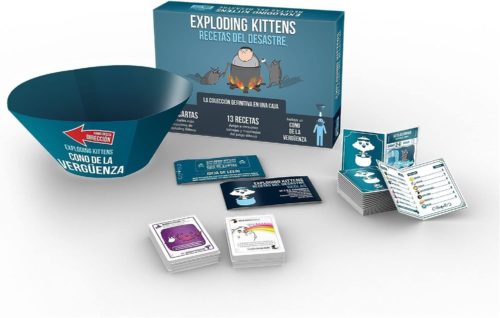 Asmodee EKIRFD01ES - Juego de Cartas - EXPLODING KITTENS RECETAS DEL DESASTRE - Imagen 2