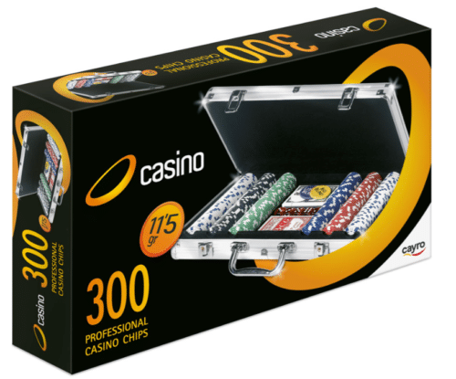 Cayro - Casino Maletin 300 Fichas Poker 11,5gr