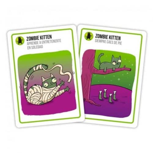 Asmodee EKIEK10ES - Juego de Cartas - ZOMBIE KITTENS - Imagen 2