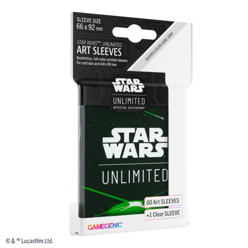 Gamegenic - Star Wars: Unlimited Art Sleeves Back Green