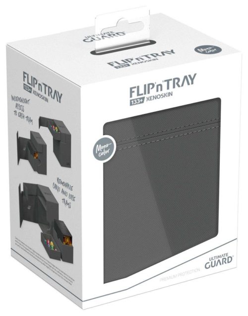 Ultimate Guard - Flip`n`Tray 133+ XenoSkin Monocolor - Grey - Imagen 8