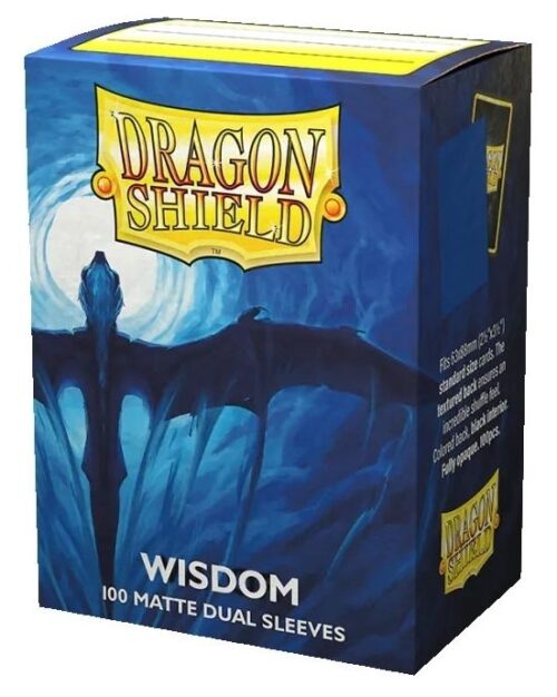 100 Fundas Dragon Shield Matte Dual - WISDOM