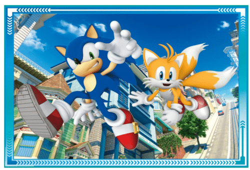 Clementoni 21522 - 4 en 1 Puzzle Sonic - Imagen 4