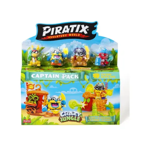 Magicbox Toys - PIRATIX CRAZY JUNGLE CAPTAIN PACK