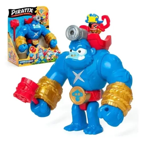 Magicbox Toys -  Piratix Gorila Smash Jack Azul con Disparador