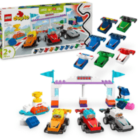 Lego 10445 - Duplo - Coches de Carreras y Pilotos del Equipo de F1