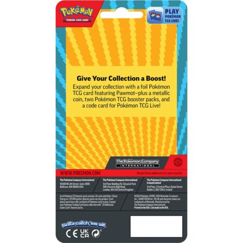 Pokémon - Blister Paldea Evolved 2 sobres+carta+moneda - Ingles - Imagen 2