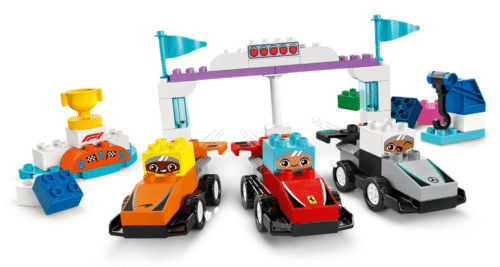 Lego 10445 - Duplo - Coches de Carreras y Pilotos del Equipo de F1 - Imagen 2