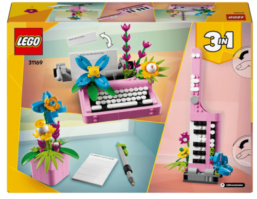 Lego 31169 - Creator - Maquina de Escribir con Flores - Imagen 4