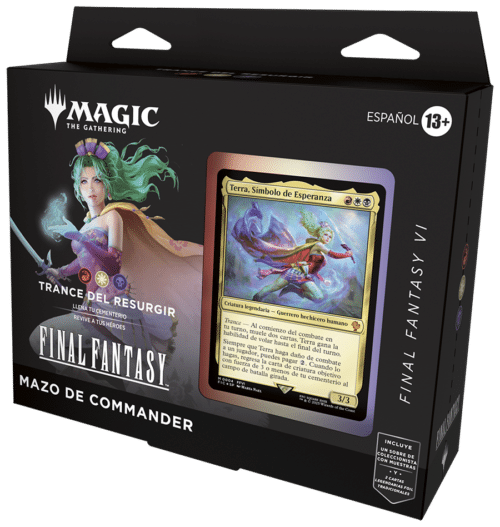 MTG FINAL FANTASY Mazo de Commander Trance del Resurgir - CAST