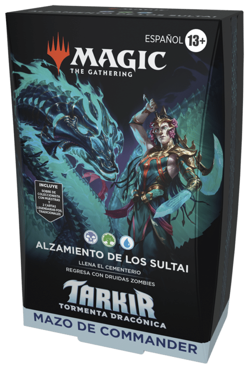 MTG - TARKIR: Tormenta Dracónica Mazo de Commander Alzamiento de los Sultai  - CAST.