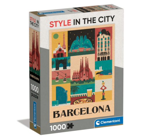 Clementoni 39847 - 1000 Style City Barcelona