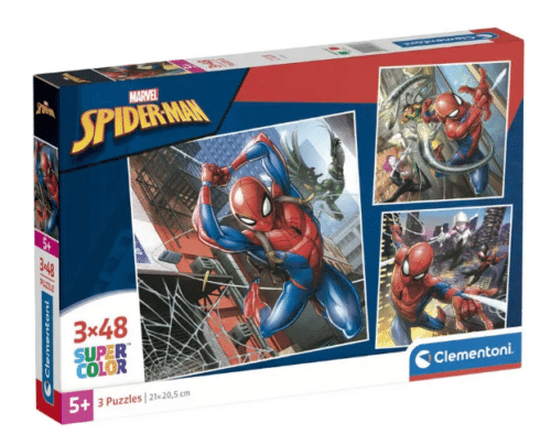 Clementoni 25316 - 3x48 Marvel Spidey