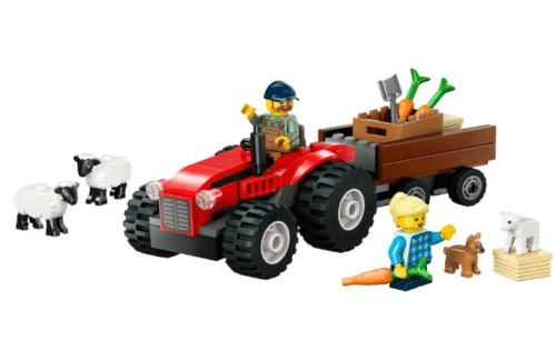 Lego 60461 - City - Tractor Rojo con Remolque y Oveja - Imagen 3