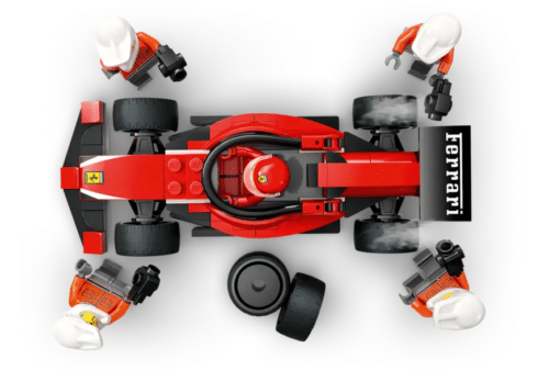 Lego 60443 - City - Parada en Boxes de F1 y Equipo de Mecanicos con Coche Ferrari - Imagen 2