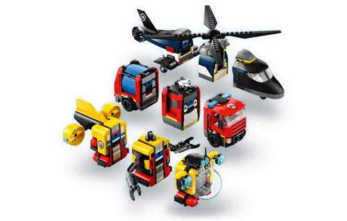 Lego 60462 - City - Helicoptero, Camion de Bomberos y Submarino - Imagen 4