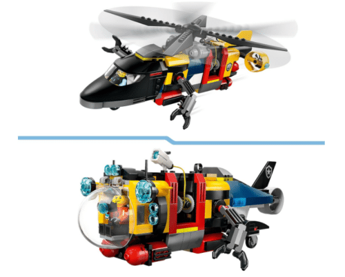 Lego 60462 - City - Helicoptero, Camion de Bomberos y Submarino - Imagen 3