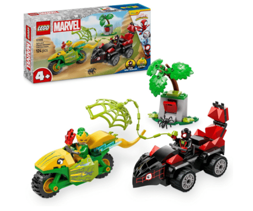 Lego 11198 - Marvel - Spin y Electro: Duelo de Vehiculos Dinosaurio