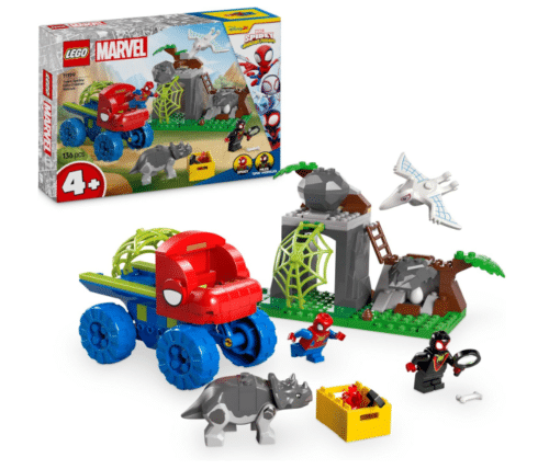 Lego 11199 - Marvel - Todoterreno Dinosaurio y Equipo Spidey al Rescate