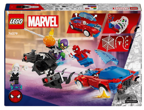 Lego 76279 - Marvel - Coche de Carreras de Spider-Man y Duende Verde Venomizado - Imagen 4