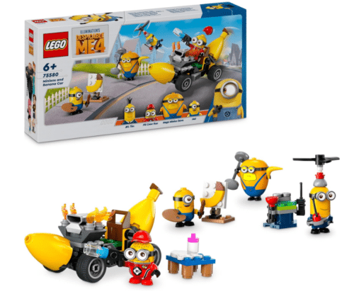 Lego 75580 - Gru 4 - Minions y Coche Banana