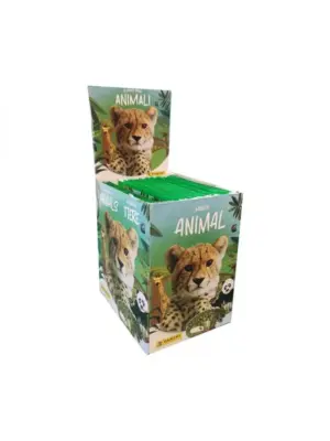 Panini -Caja de 50 Sobres Animales los Records
