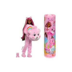 Mattel  -Barbie cutie reveal care bears cheer