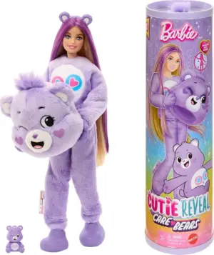 Mattel  -Barbie Cutie Reveal Muñeca Osos Amorosos