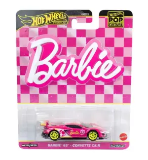 Hot Wheels Coche Culture Pop - Barbie 65th - Corvette C8.R