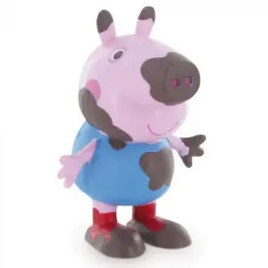 FIGURAS PVC -  Pepa Pig - George con barro