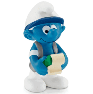 Pitufo contable - Schleich 20772