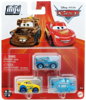 Cars- Mini Racers Pack 3 vehiculosPack Jim Reverick Tim Treadless Michael Diecast_COPY