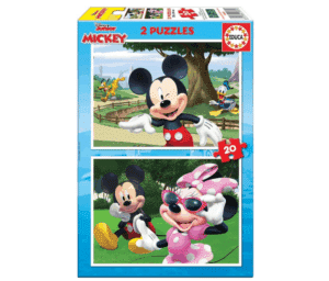 Educa 18884  Puzzles 2×20: Mickey & Friends