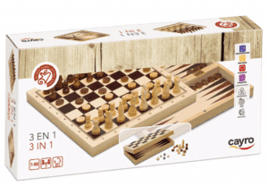 Cayro - 3 en 1 Ajedrez