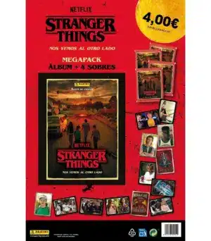 Panini Cartón (Álbum + 4 Sobres) Stranger Things